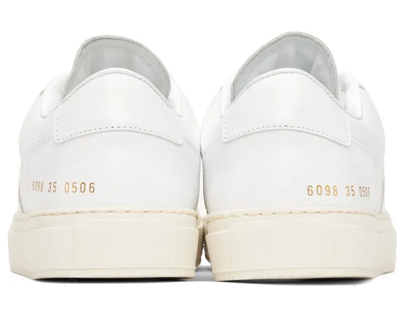 Common Projects White & Navy Decades Sneaker (6098) (2)