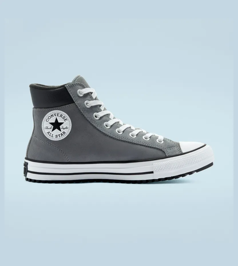 Converse CTAS PC BOOT HI BLACK/BLACK/BLACK Limestone Grey/white/black (170039C)