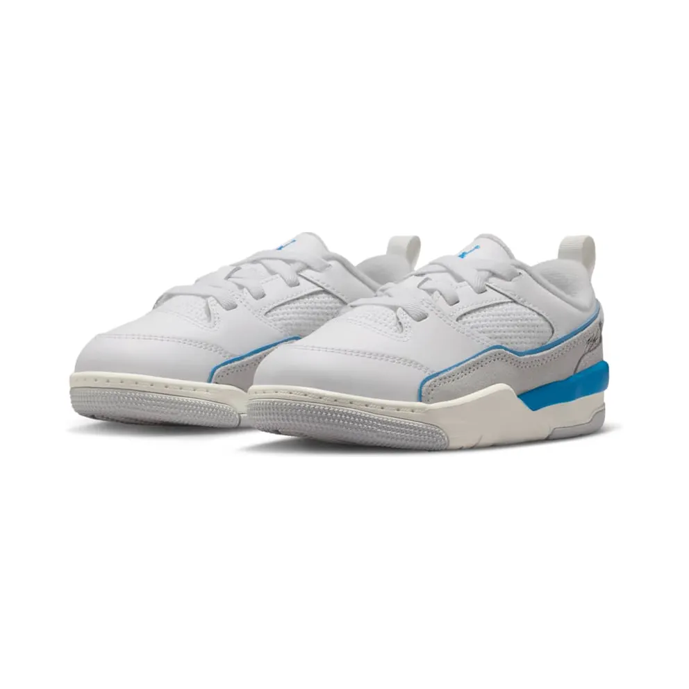 Jordan Flight Court White Photo Blue (HF3332-104)