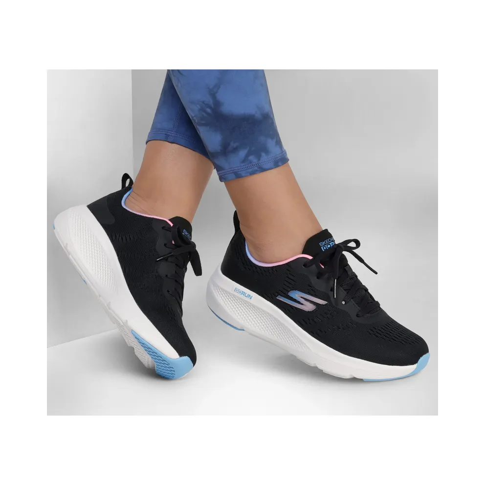 Skechers GO RUN Elevate – Double Time – Black / Multi (128334 BKMT)