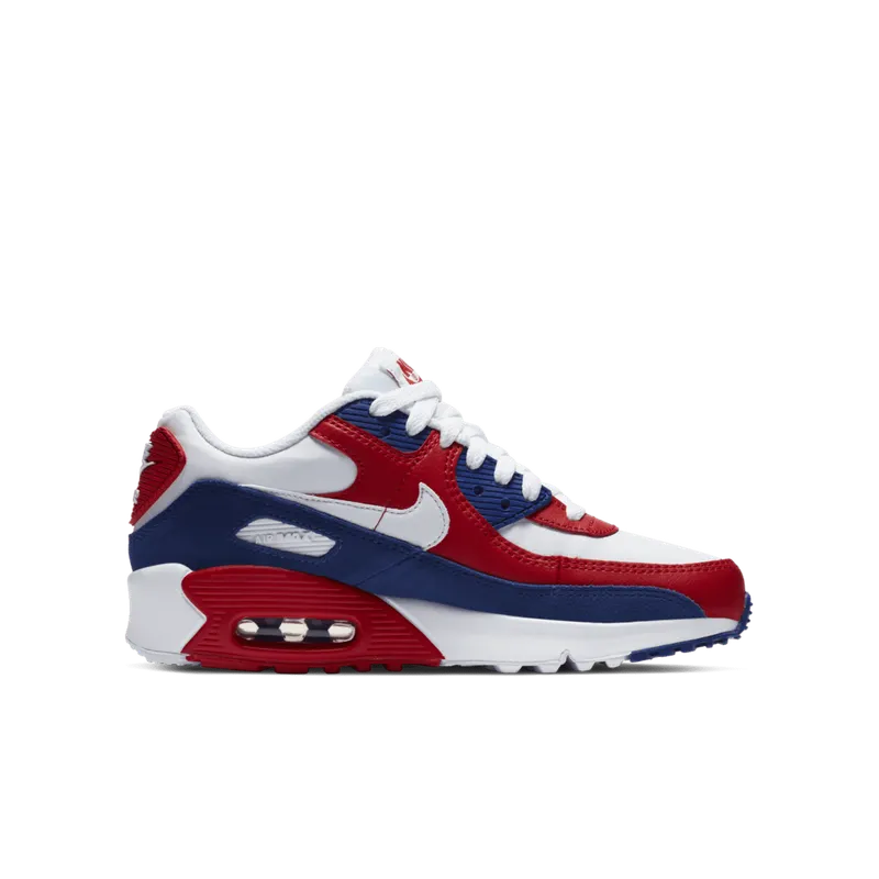 Nike Air Max 90 Deep Royal University Red (GS) White/Deep Royal/University Red (DA9022-100)
