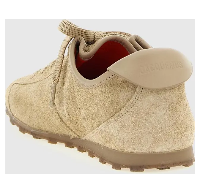 Jacquemus Les Tennis Suede Sneakers Beige (26EFOW00175AC09A14180) (2)