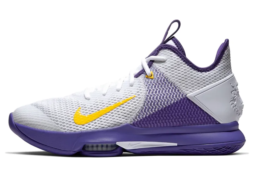 Nike LeBron Witness 4 White/Voltage Purple