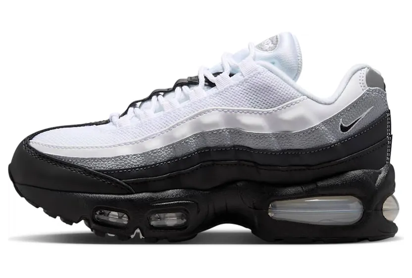 Nike Air Max 95 GS ‘Big Bubble – Black White Wolf Grey’ “Black / White / Wolf Grey” (II4130-021)