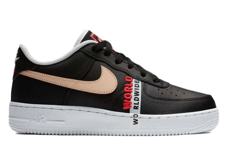 Nike Air Force 1 Low LV8 Worldwide Pack Grey Crimson (CN8536-001)