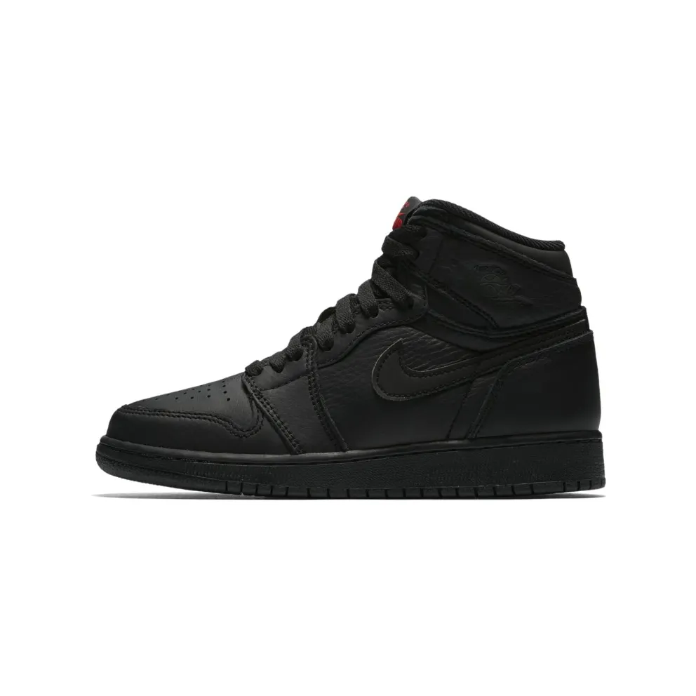 Jordan 1 Retro High OG Essentials Black (GS) Black/University Red (575441-022)