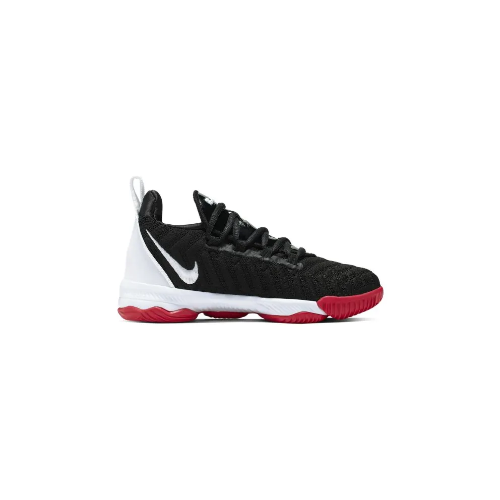Nike LeBron 16 Red Carpet (PS) Black/White-University Red (AQ2467-016)