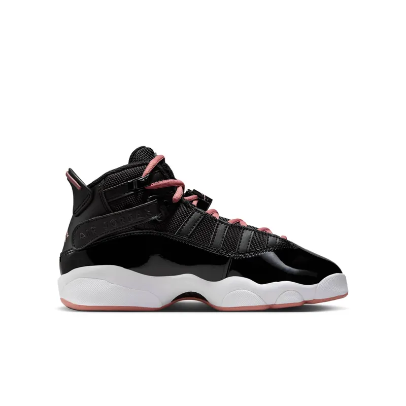 Jordan 6 Rings Black White Anthracite Rust Pink (323419-068)
