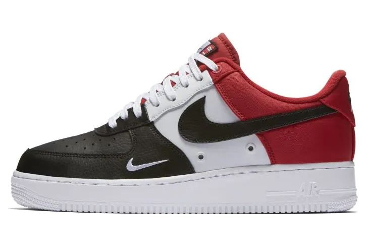 Nike Air Force 1 Low Black Toe (Mini Swoosh)