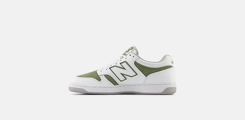 New Balance 480 White Olivine (BB480LRD)