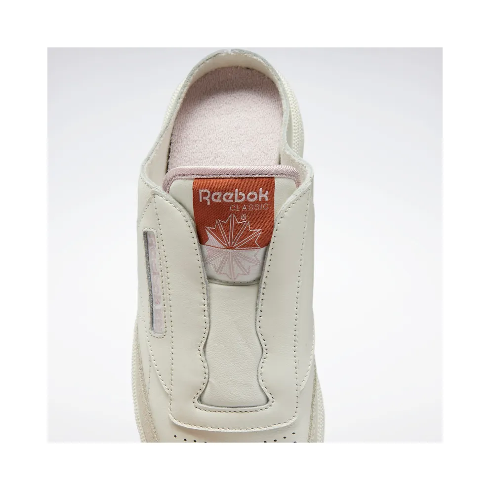 Reebok Club C Laceless Mule Chalk / Baked Earth / Frost Berry