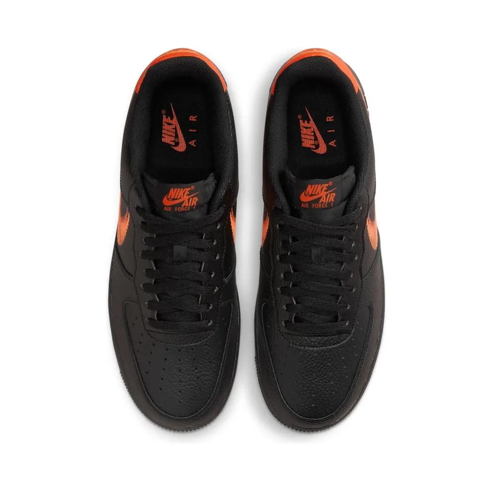 Nike Air Force 1 Low Zig Zag Black Orange (2021) “Black / Team Orange / Total Orange” (DN4928-001)