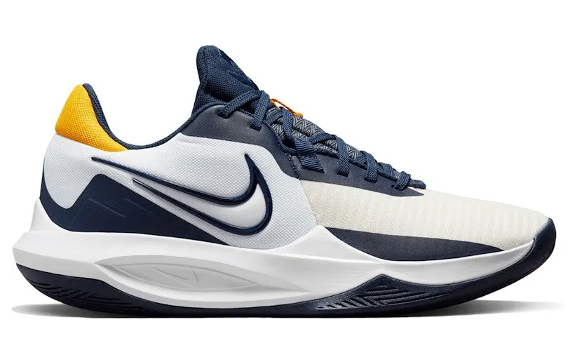 Nike Precision 6 White Midnight Navy Gold (DD9535-101)