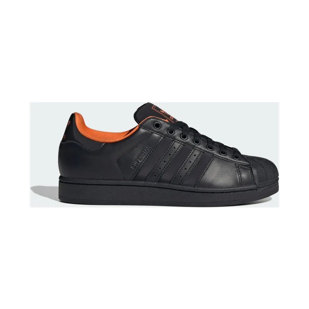 Adidas Superstar II Core Black / Core Black / Orange (JS2834)
