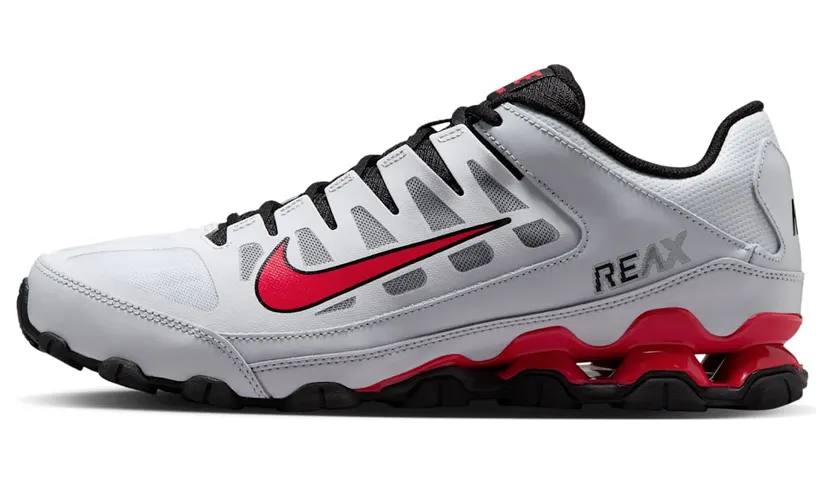 Nike Reax 8 TR Pure Platinum Black University Red (621716-042)