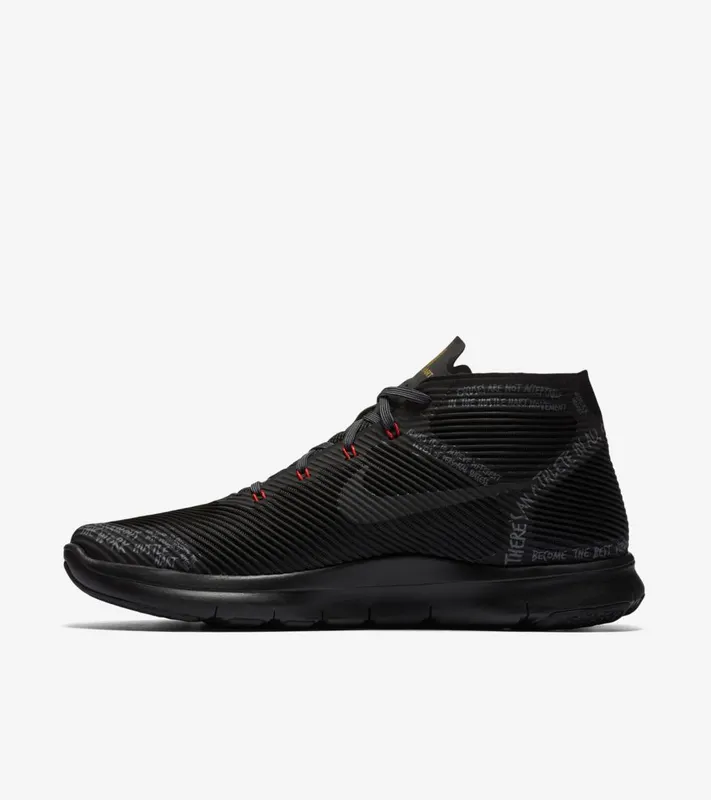 Nike Free Train Instinct Hustle Hart Black Black/Black-University Red (848416-001)