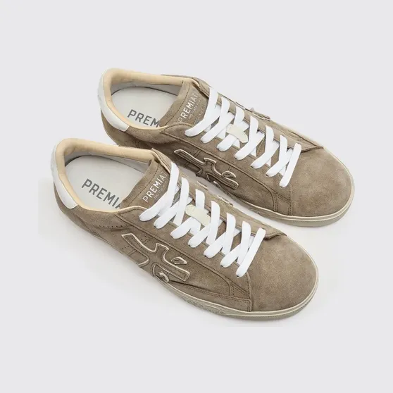 Premiata Steven Suede Sneakers Mud (STEVEN6221)