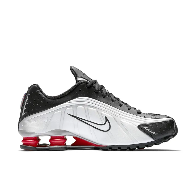 Nike Shox R4 Silver Black Red (BV1111-008)