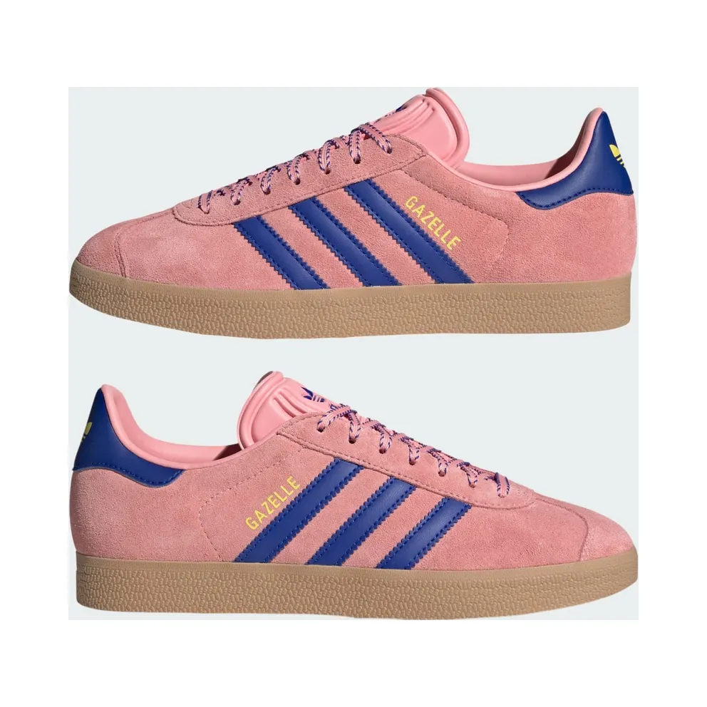adidas Gazelle Semi Pink Spark Lucid Blue Pure Sulfur (JH7213)