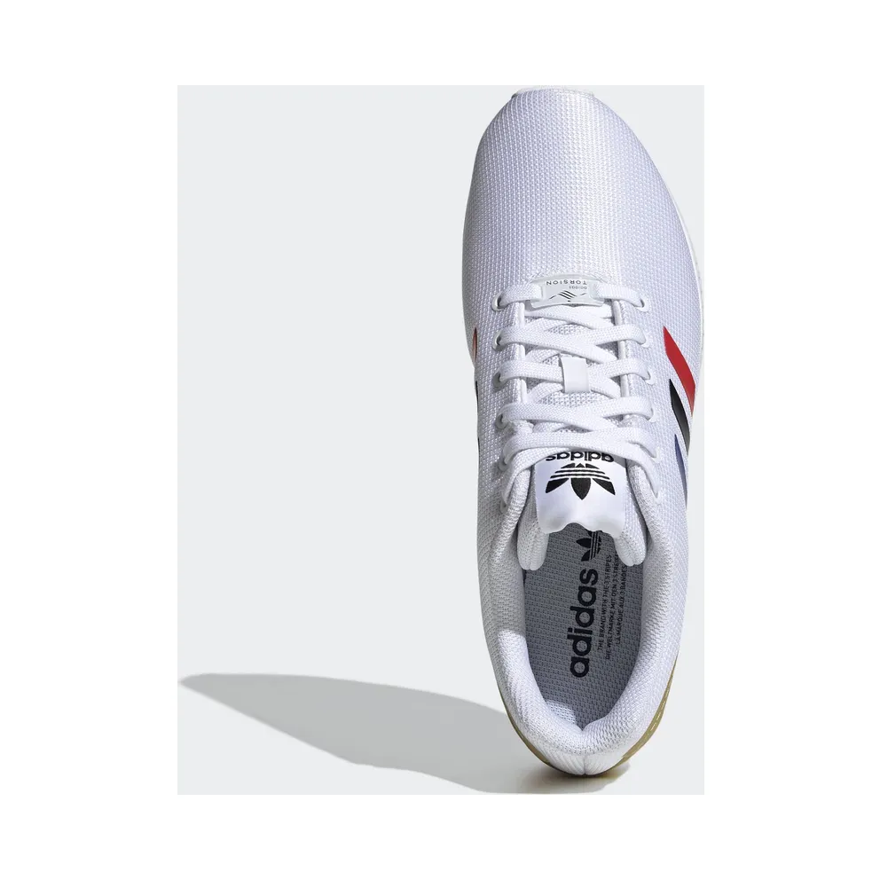 adidas ZX Flux Cloud White Cloud White/Core Black/Team Royal Blue (FV7918)