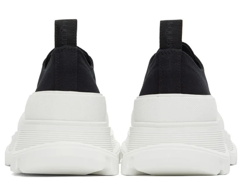 Alexander McQueen SSENSE Exclusive Green Tread Slick Low Sneakers (604257W4MV2) (2)
