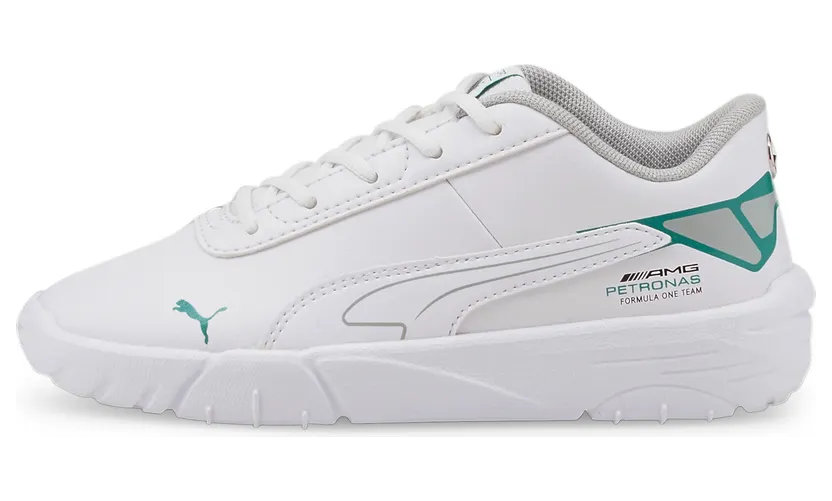 Puma Mercedes F1 Drift Cat Delta V motorsportschoenen kinderen Wit/Groen (306921-03)