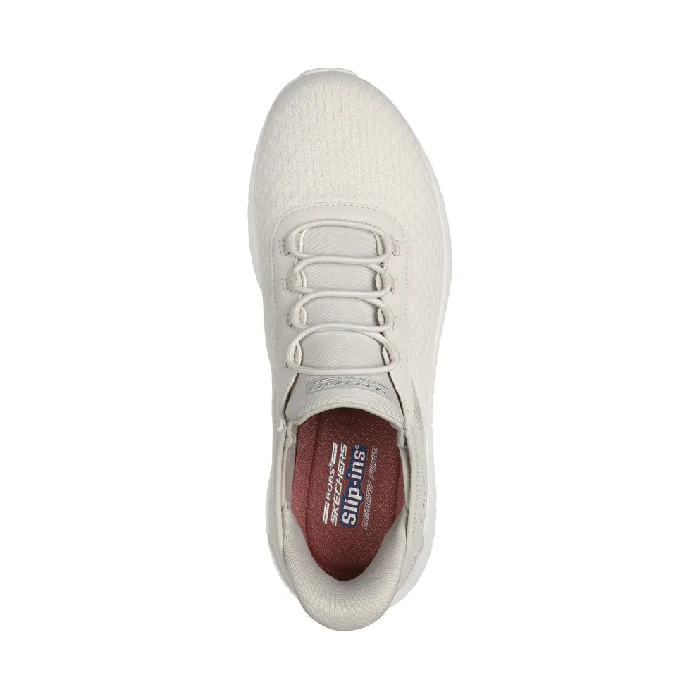 Skechers Slip-ins: BOBS Sport Squad Chaos – Off-White – “White” (117504 OFWT)