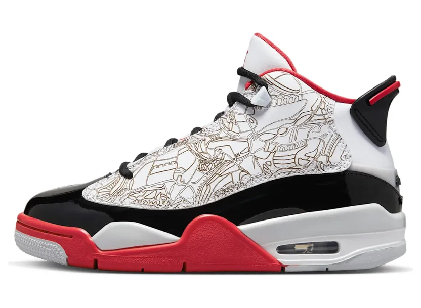Jordan Dub Zero White Varsity Red (2022) (DV1360-160)