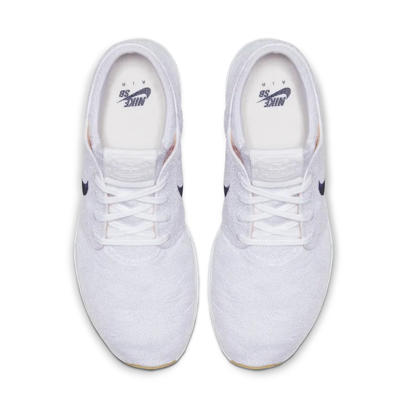 Nike SB Air Max Janoski 2 White/Celestial Gold White/Celestial Gold-Gum Light Brown-Obsidian (AQ7477-102)