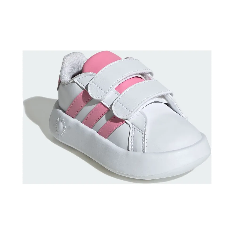 Adidas Grand Court 2.0 Kids Cloud White / Bliss Pink / Core Black (JS4342)