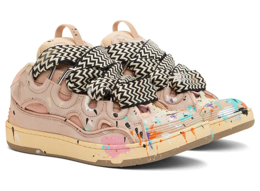 Lanvin Black Gallery Dept. Edition Curb Sneakers (FM-SKRK11-DRGD-P22) (4)
