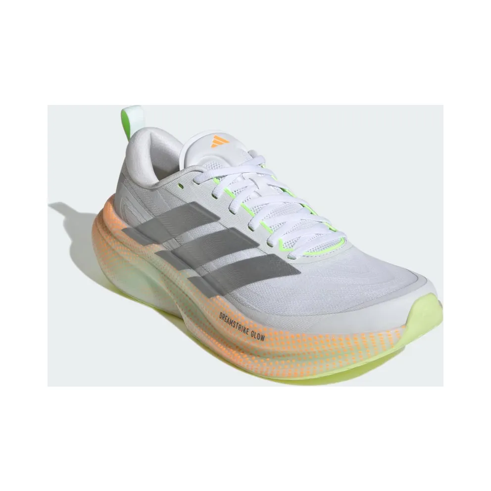 Adidas SUPERNOVA GLIDE Running Shoes Cloud White / Matte Silver / Signal Green (KJ4421)