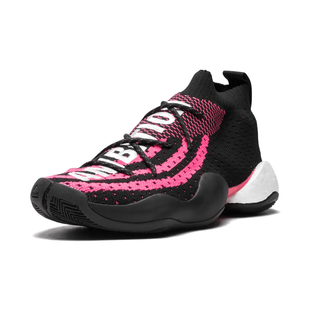 adidas Crazy BYW LVL X Pharrell Ambition Black Core Black/Footwear White/Solar Pink (G28182)