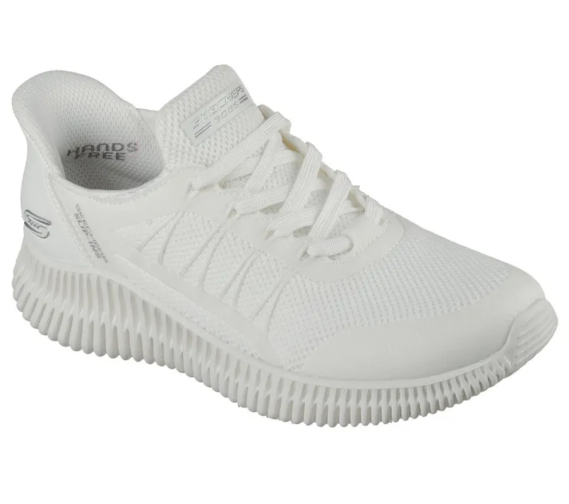 Skechers Slip-ins: BOBS Geo Lite – Divine Pace – White – “White” (117413 WHT)