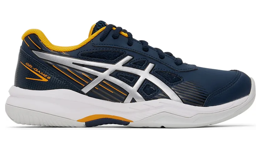 Asics Kids Navy Gel-Game 8 Big Kids Sneakers (1044A025-400)