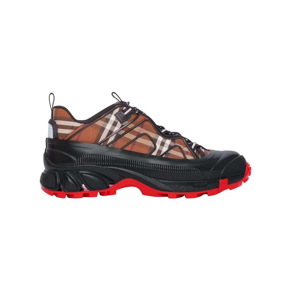 Burberry Arthur Vintage Check Cotton Birch Brown Black Red (80608591)