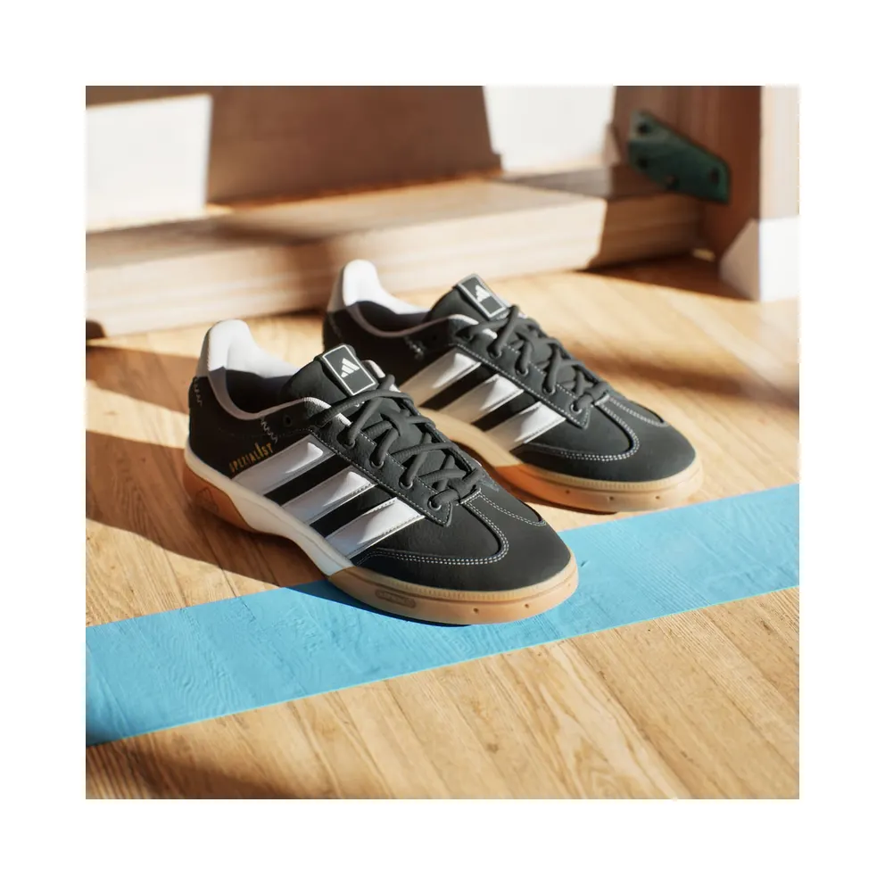 adidas Spezialist Indoor Core Black Grey Two Gold Metallic (JS1719)