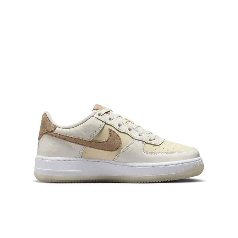 Nike AIR FORCE 1 LOW GS “Sail Coconut Milk White Khaki” (HF5349-100)