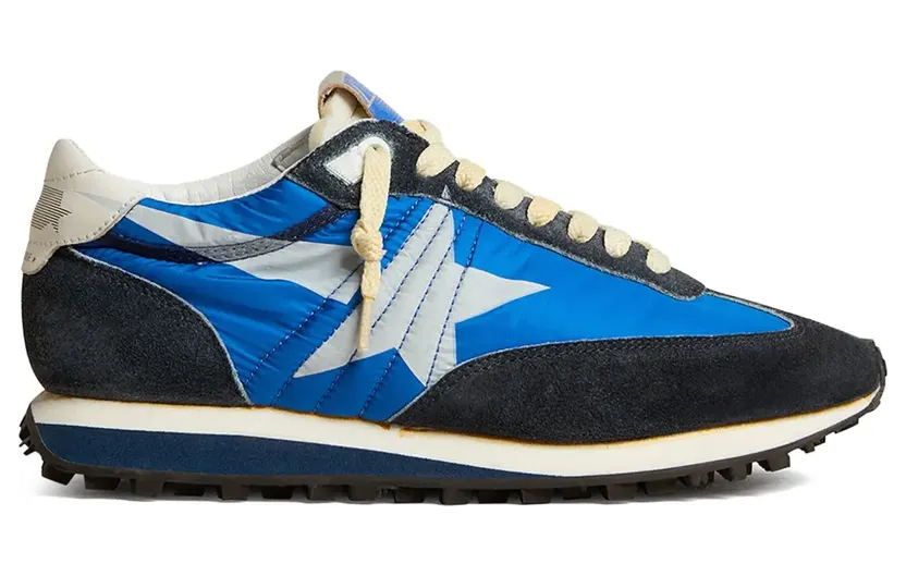 Golden Goose Marathon sneakers met vlakken – Zwart (GWF00683F005463)