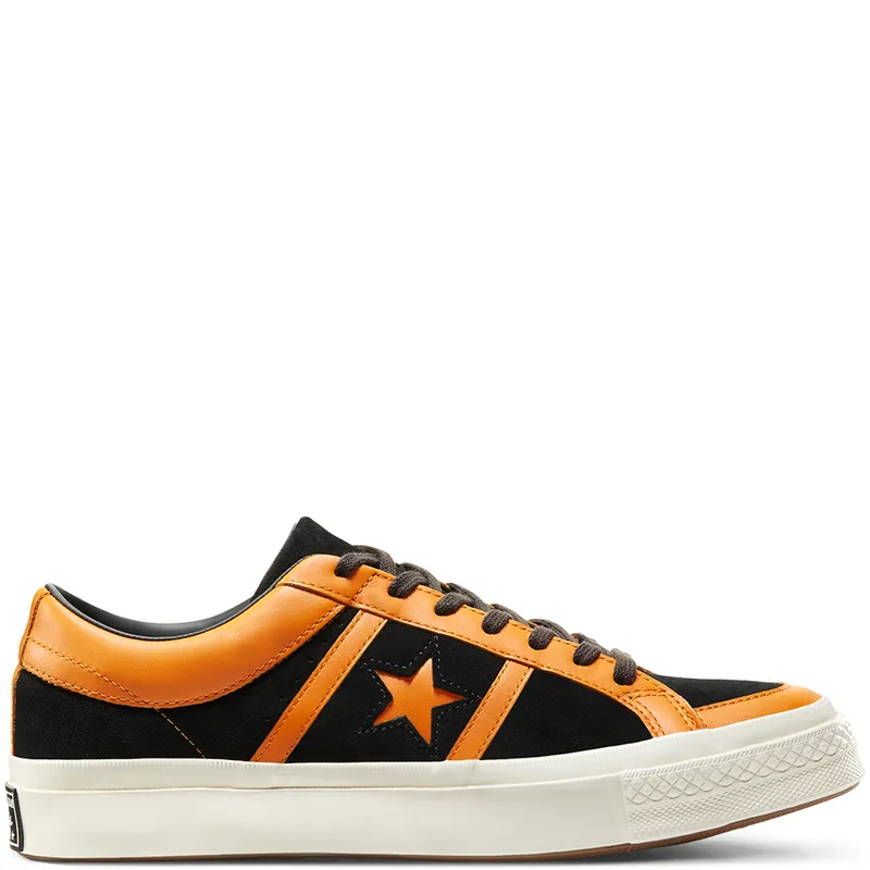 Converse One Star Academy Low Collegiate Suede Russet Orange Black/Russet Orange/Egret (167137C)