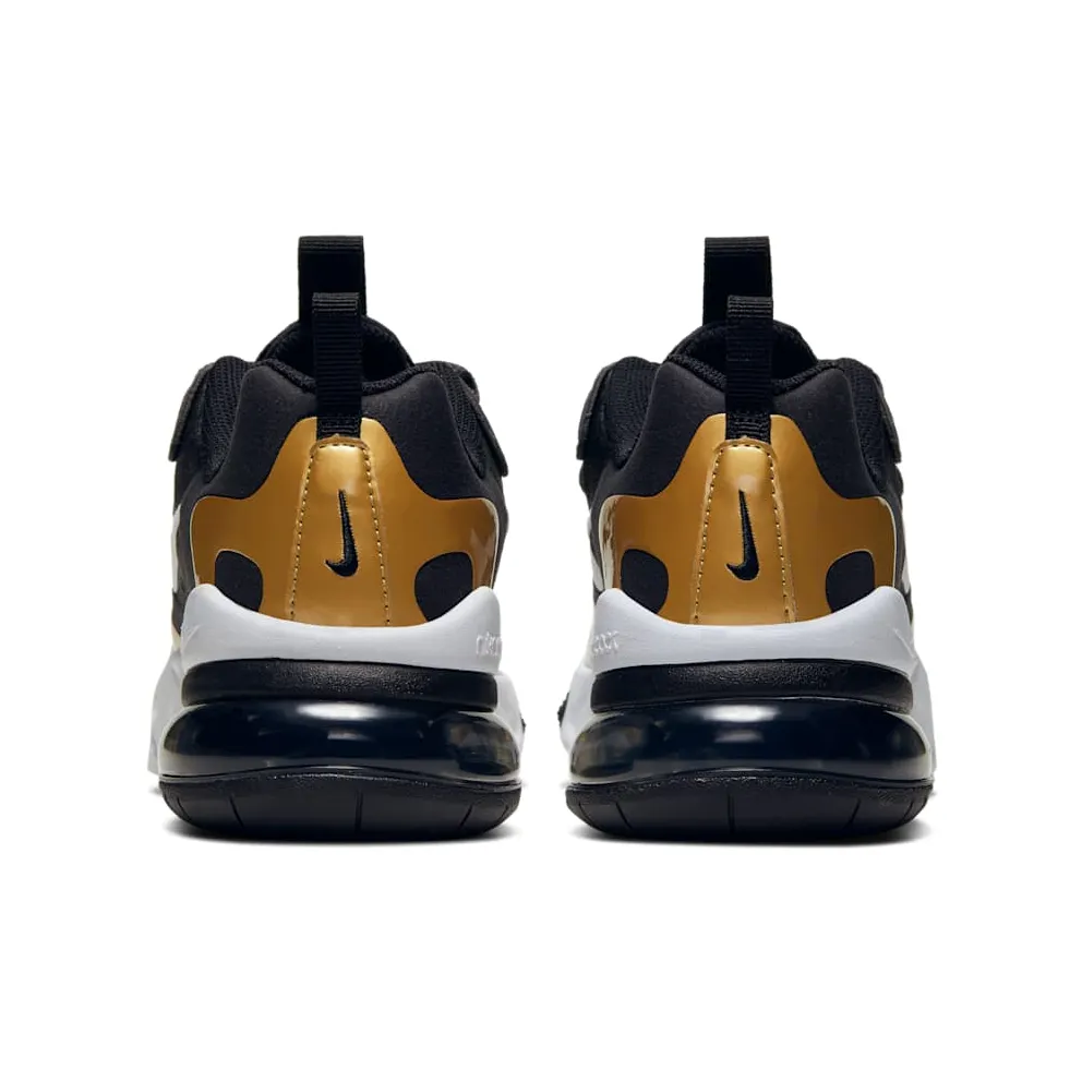Nike Air Max 270 React Metallic Gold (GS) Anthracite/Black/Metallic Gold (BQ0103-005)