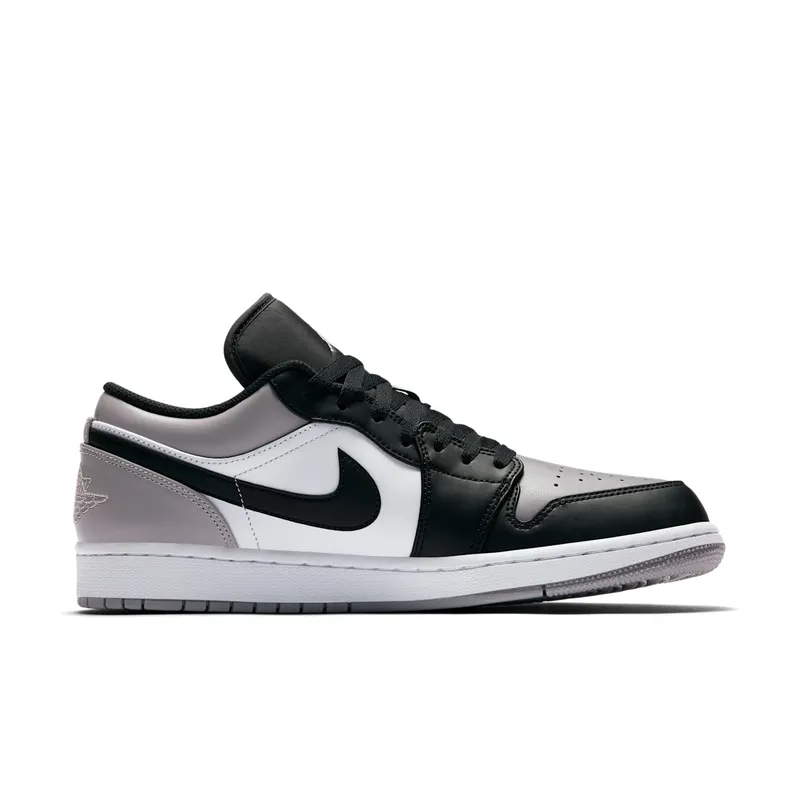 Jordan 1 Low Grey Toe White/Atmosphere-Black (553558-110)