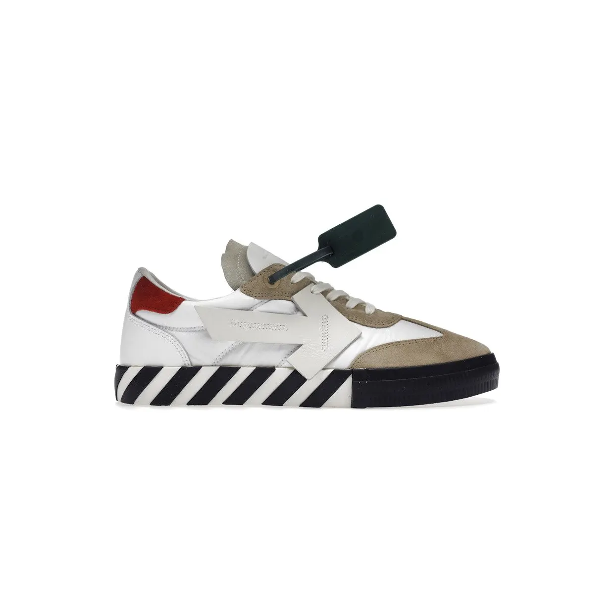 OFF-WHITE New Vulcanized Low White Beige (OMIA232S22LEA0010161)