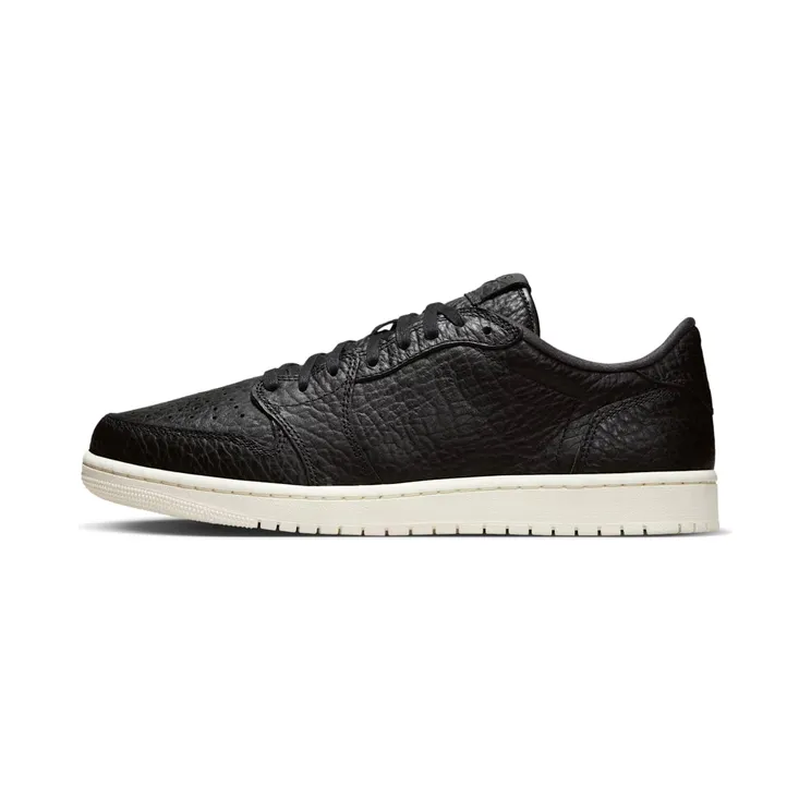 Jordan 1 Retro Low Swooshless Black (2025) ((2025) 848775-005)