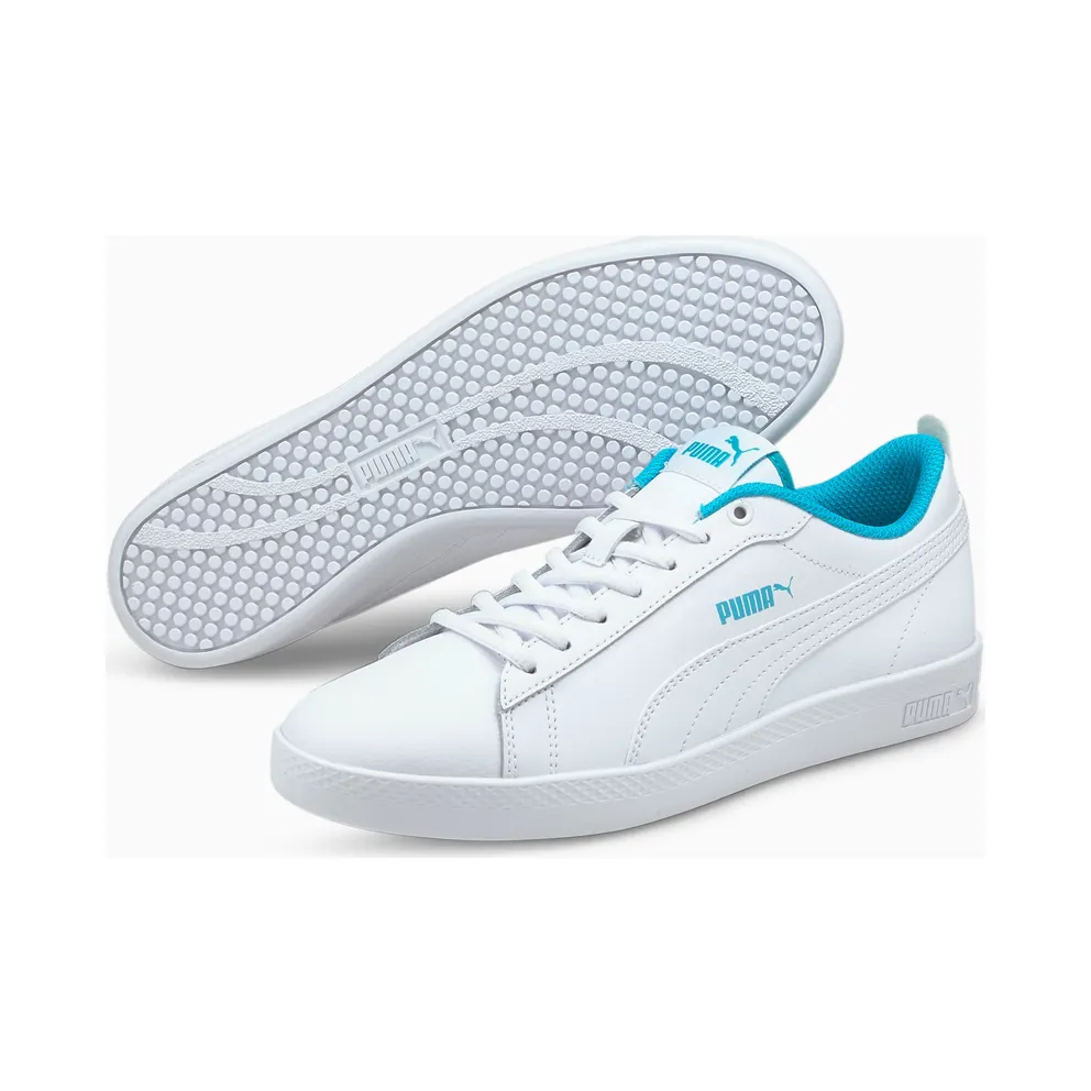 Puma Smash v2 leren Blue/White (36520827)