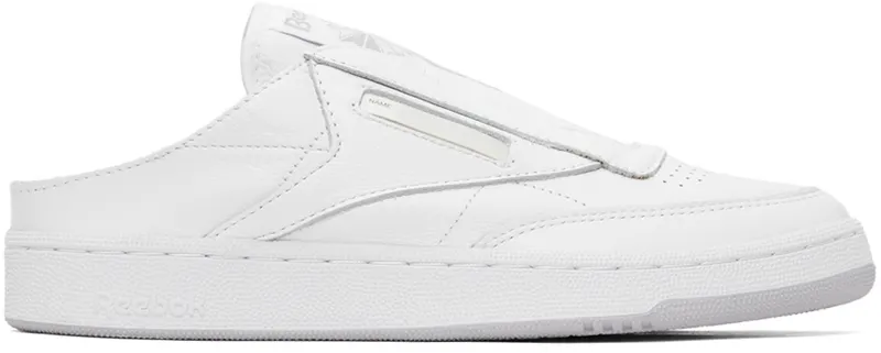 Reebok Beams Club C Laceless Instapschoen Cloud White / Cloud White / Cold Grey 2