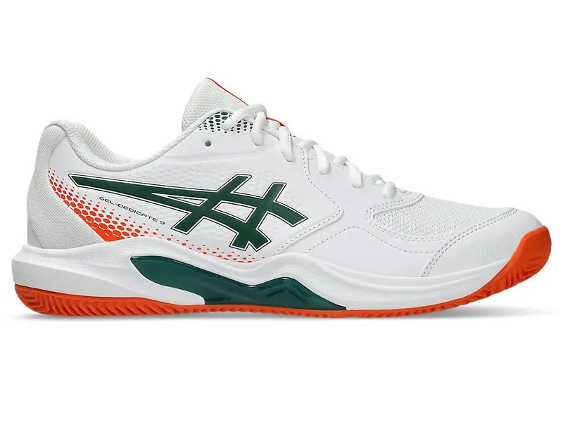 ASICS GEL-DEDICATE 9 PADEL “White / Jewel Green” (1041A546-100)