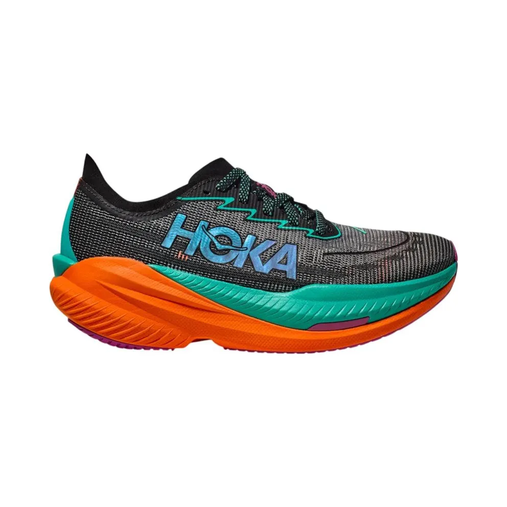Hoka One Mach X 2 Black Electric Aqua (1155119-BCQ)