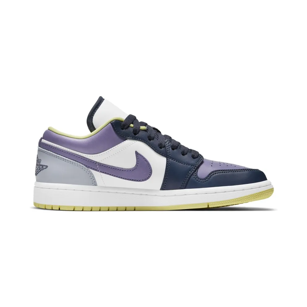 Jordan 1 Low Purple Magenta (W) Purple/White-Navy (DJ4342-400)