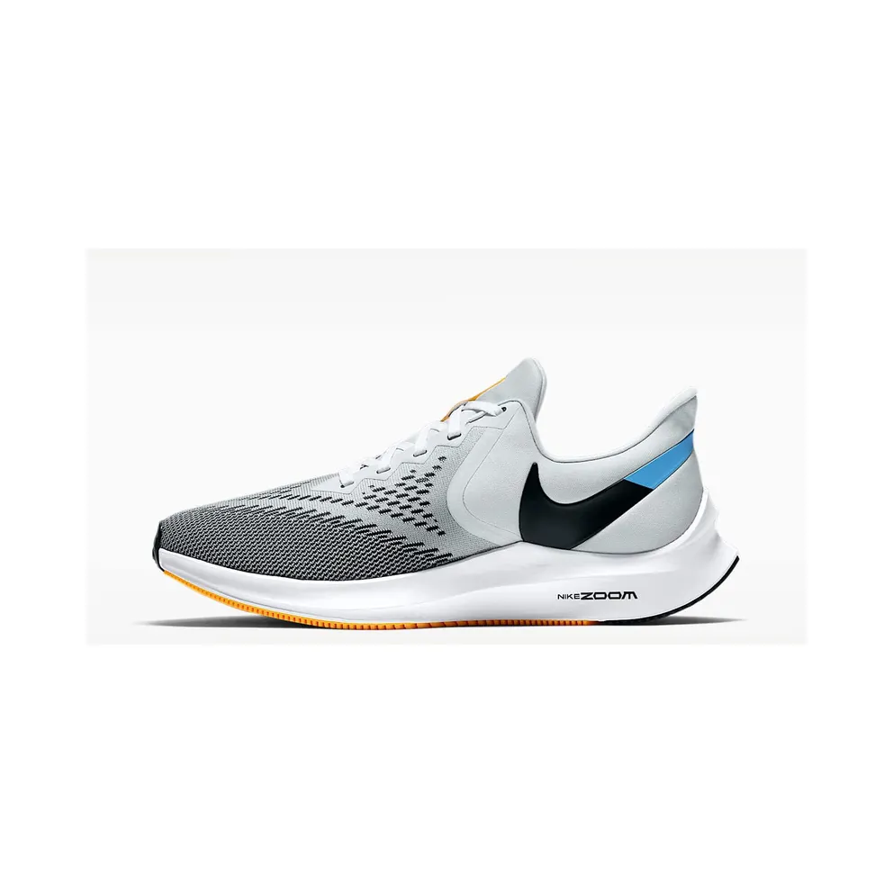 Nike Zoom Winflo 6 “Pure Platinum / Laser Orange / White / Black” (AQ7497-013)